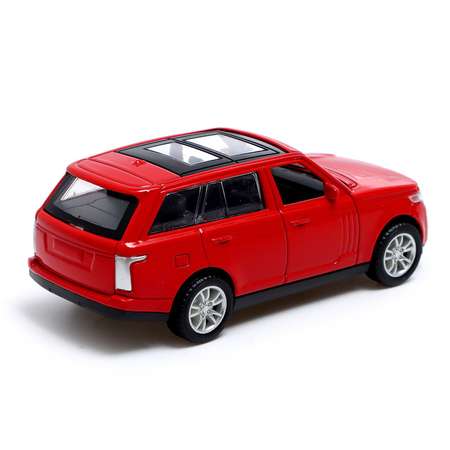 Машина Автоград металлическая «Джип» инерционная масштаб 1:43 цвет красный