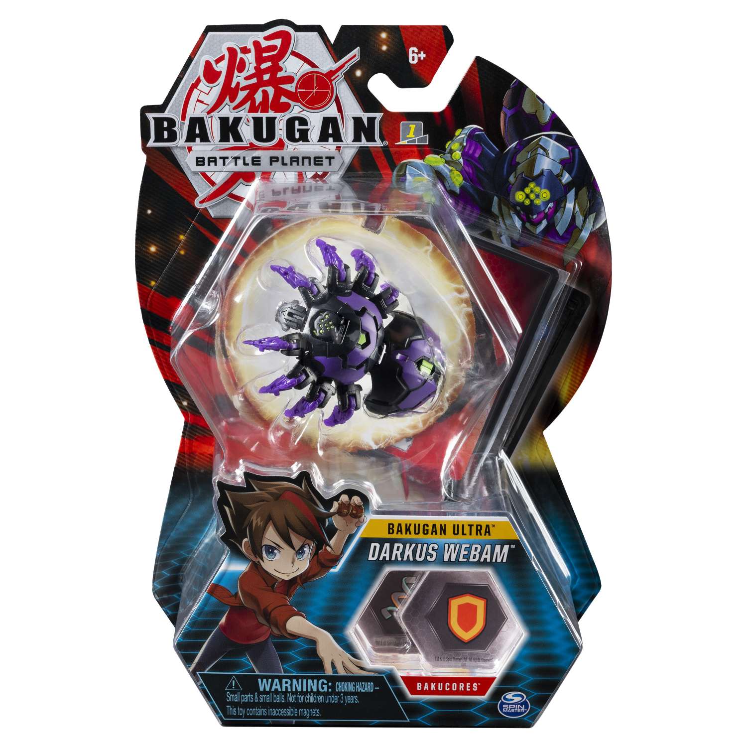 Фигурка-трансформер Bakugan Ультра Spider Black 6045146/20114714 - фото 2