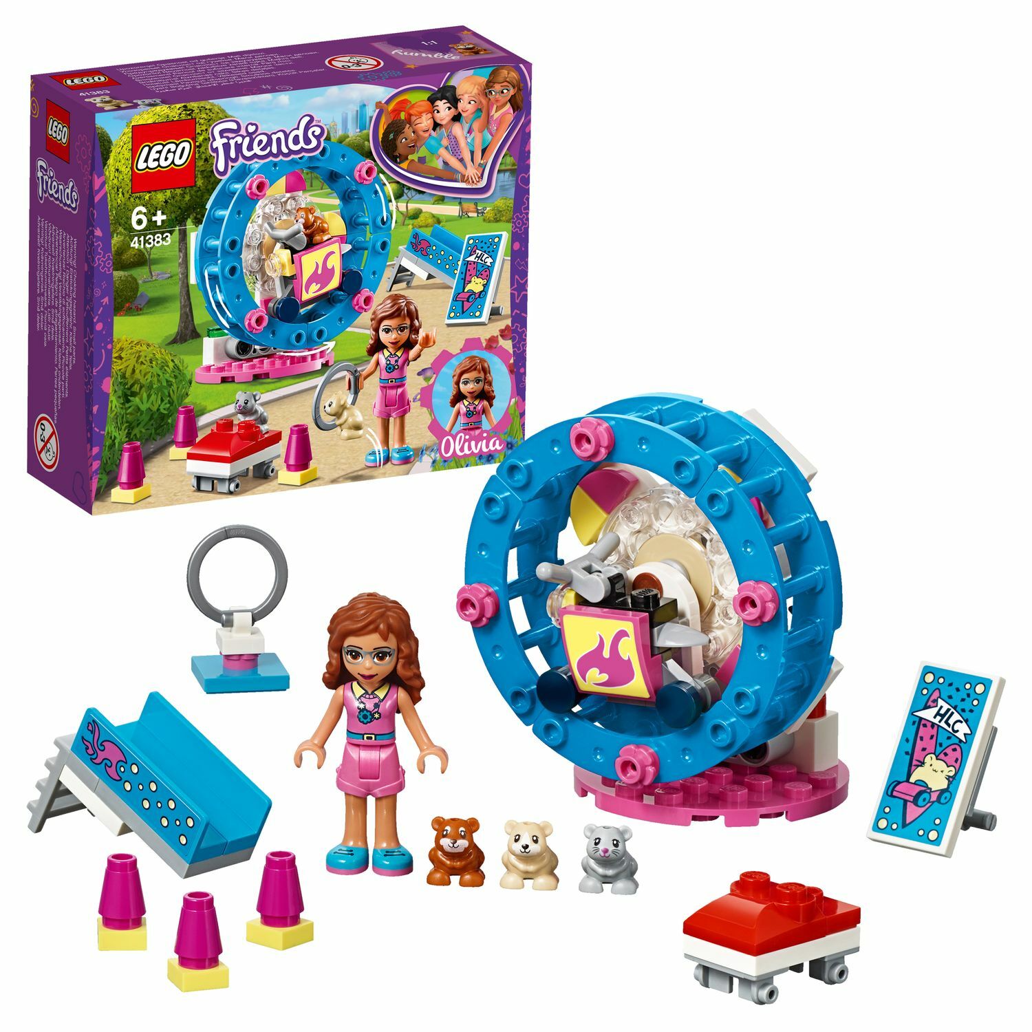 Конструктор LEGO Friends Игровая площадка для хомячка Оливии 41383