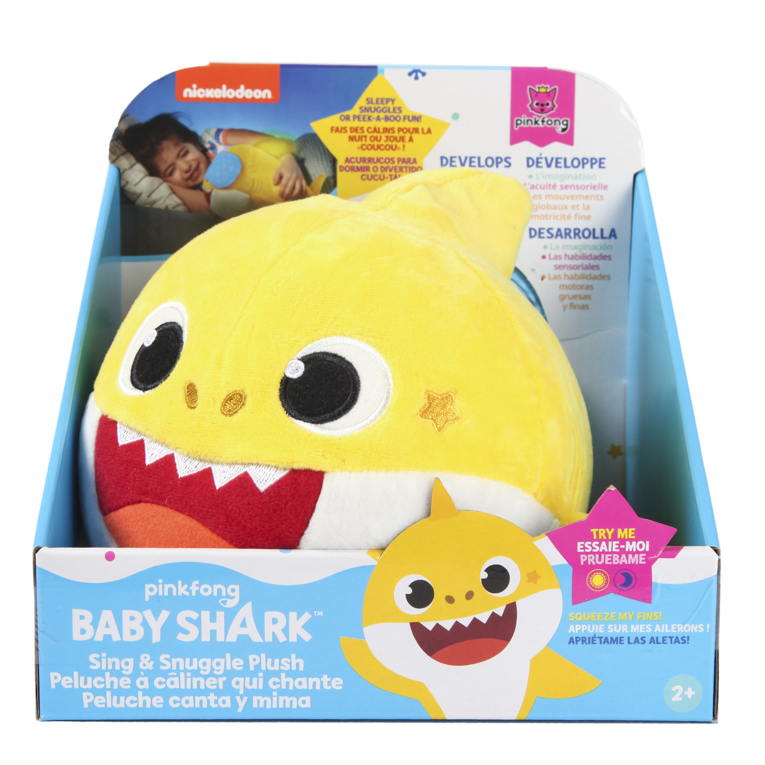 Игрушка мягкая Baby Shark 61109 купить по цене 199 ₽ в интернет-магазине  Детский мир