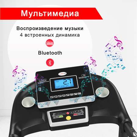 Беговая дорожка UNIX Fit MX-520R до 130 кг 0.8 - 14.8 км/ч угол 0-15%