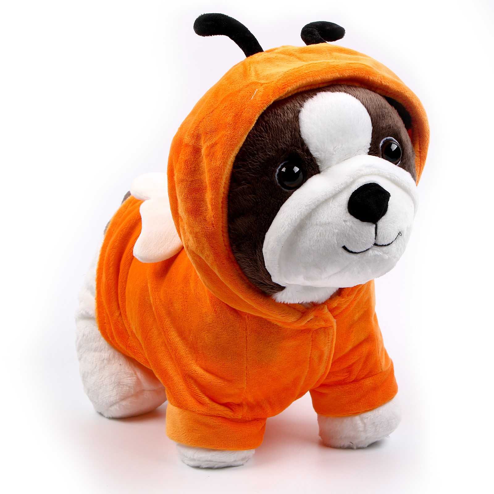 Мягкая игрушка Sima-Land «Собака» в кофте 30 см цвет оранжевый - фото 1