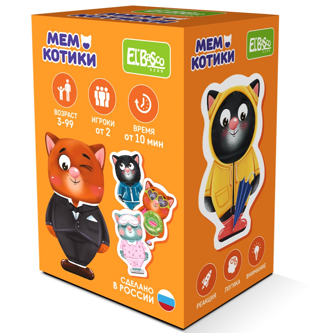 Развивающая игра El BascoKids Мемо Котики - фото 1