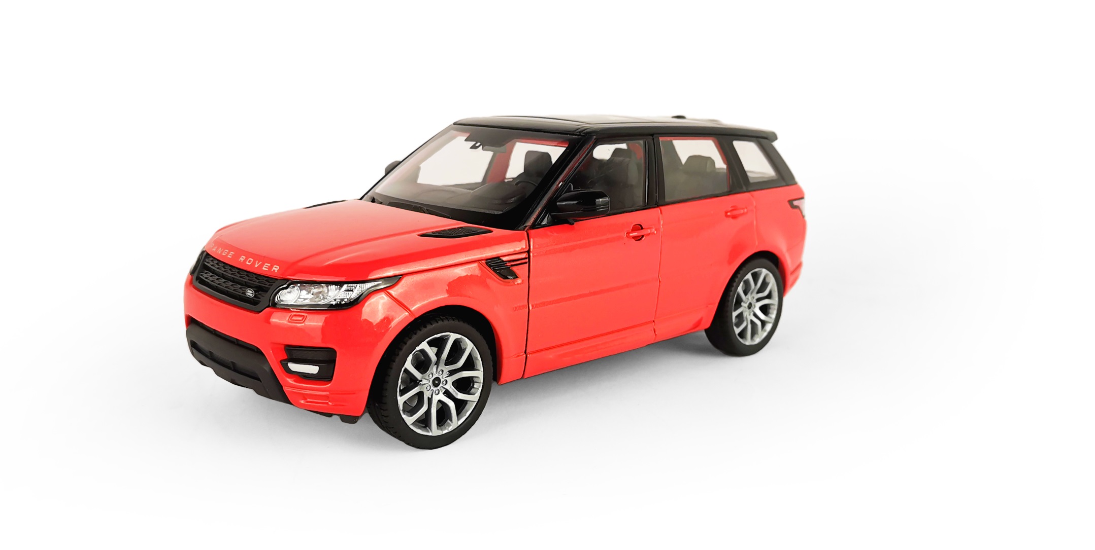 Автомобиль Welly Land Rover Sport 1:24 без механизмов красный 24059W - фото 1