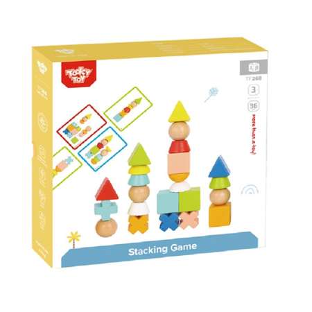 Игровой набор Tooky Toy TF268 Кубики с карточками