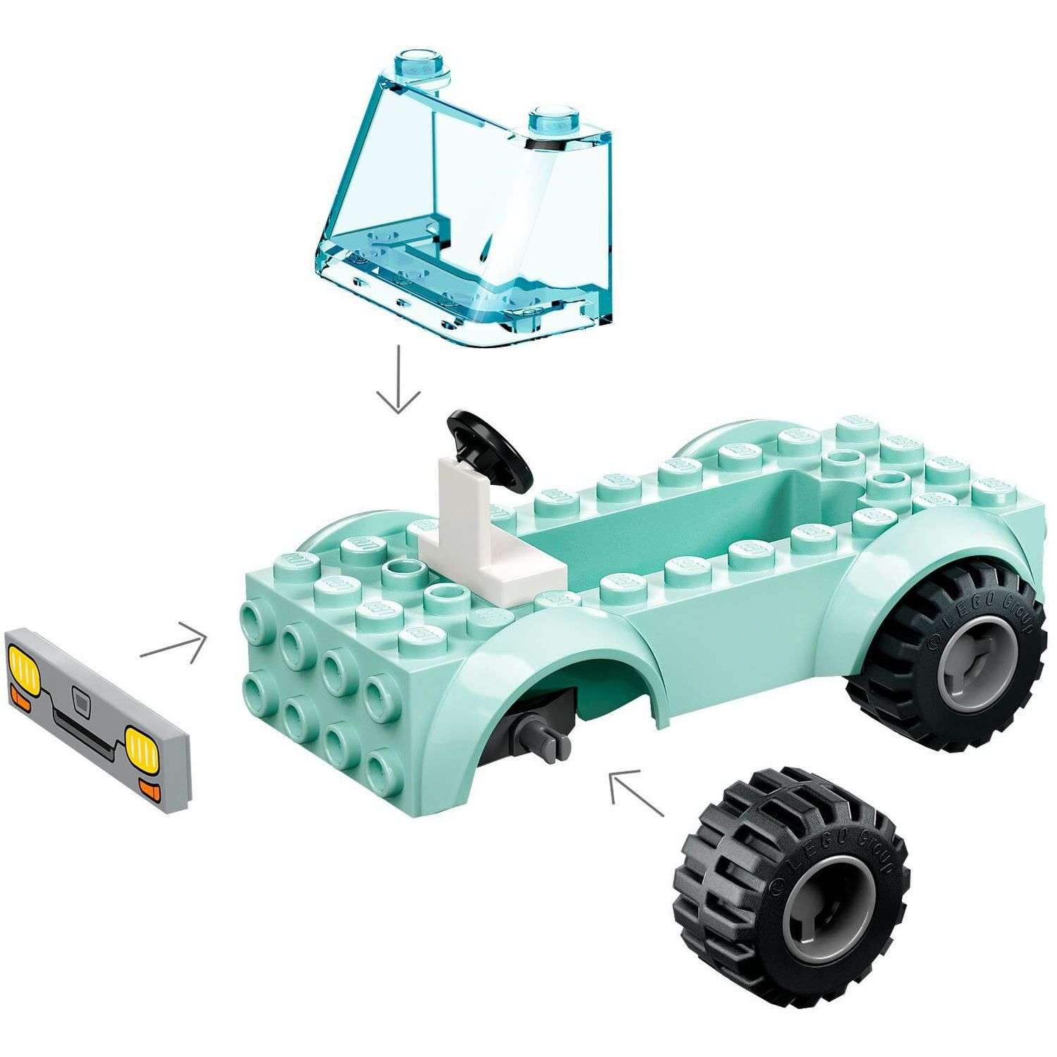 Конструктор Lego Спасательный фургон ветеринара 60382 - фото 5