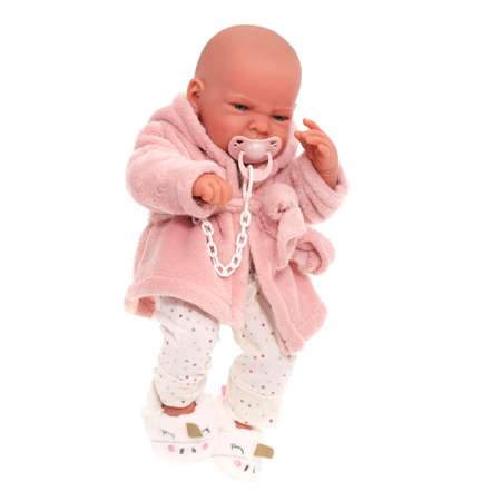 Кукла пупс Antonio Juan Джесси в розовом 42 см виниловая
