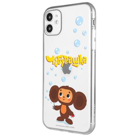 Силиконовый чехол Mcover для смартфона Apple iPhone 11 Союзмультфильм Мыльные пузыри