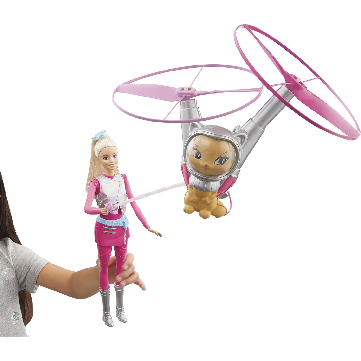 Кукла Barbie с летающим котом DWD24 - фото 7