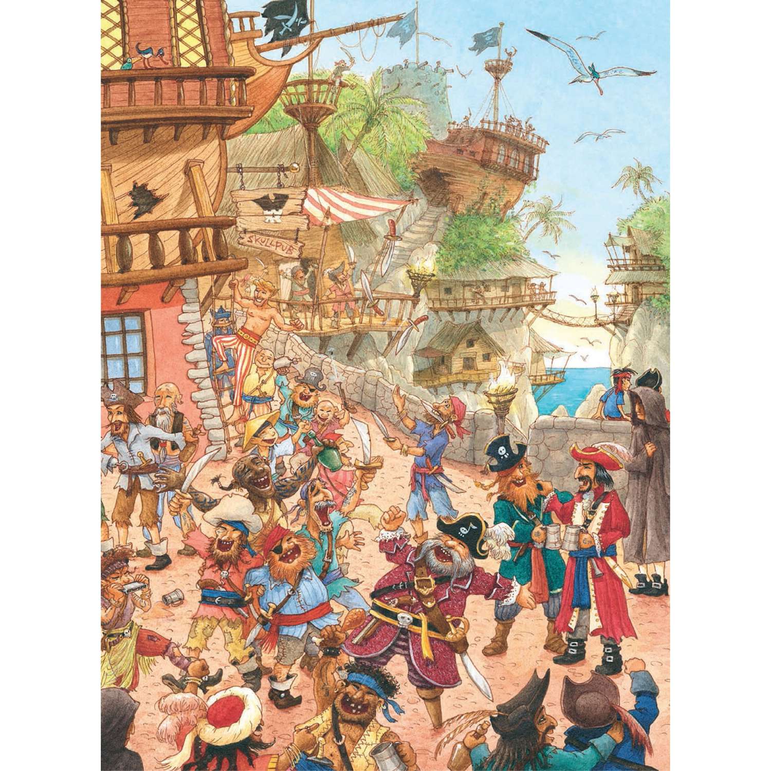 Книга Добрая книга Капитан Шарки и король пиратов. Иллюстрации Сильвио Нойендорфа - фото 8