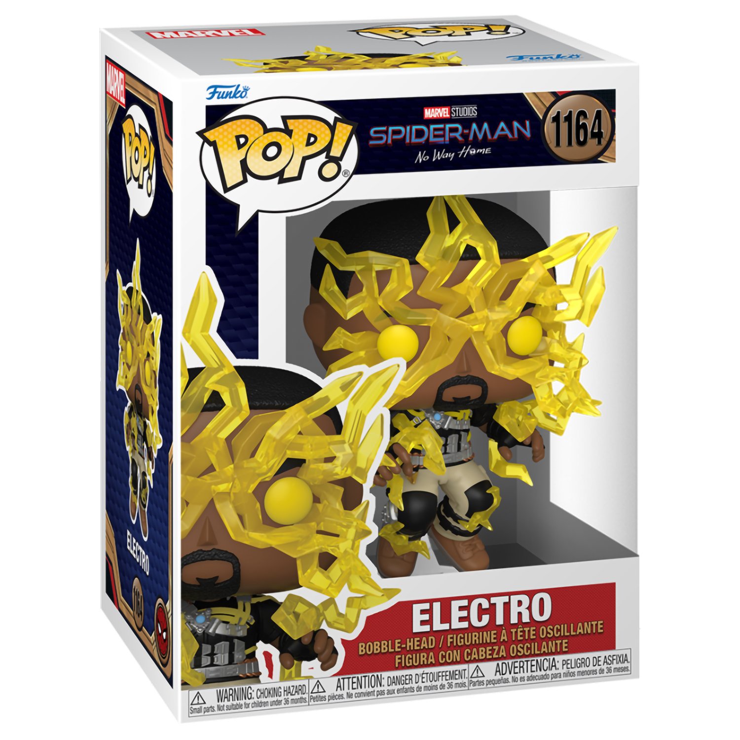 Фигурка Funko POP! Bobble Marvel Spider-Man No Way Home Electro Finale (1164) 67604 - фото 2