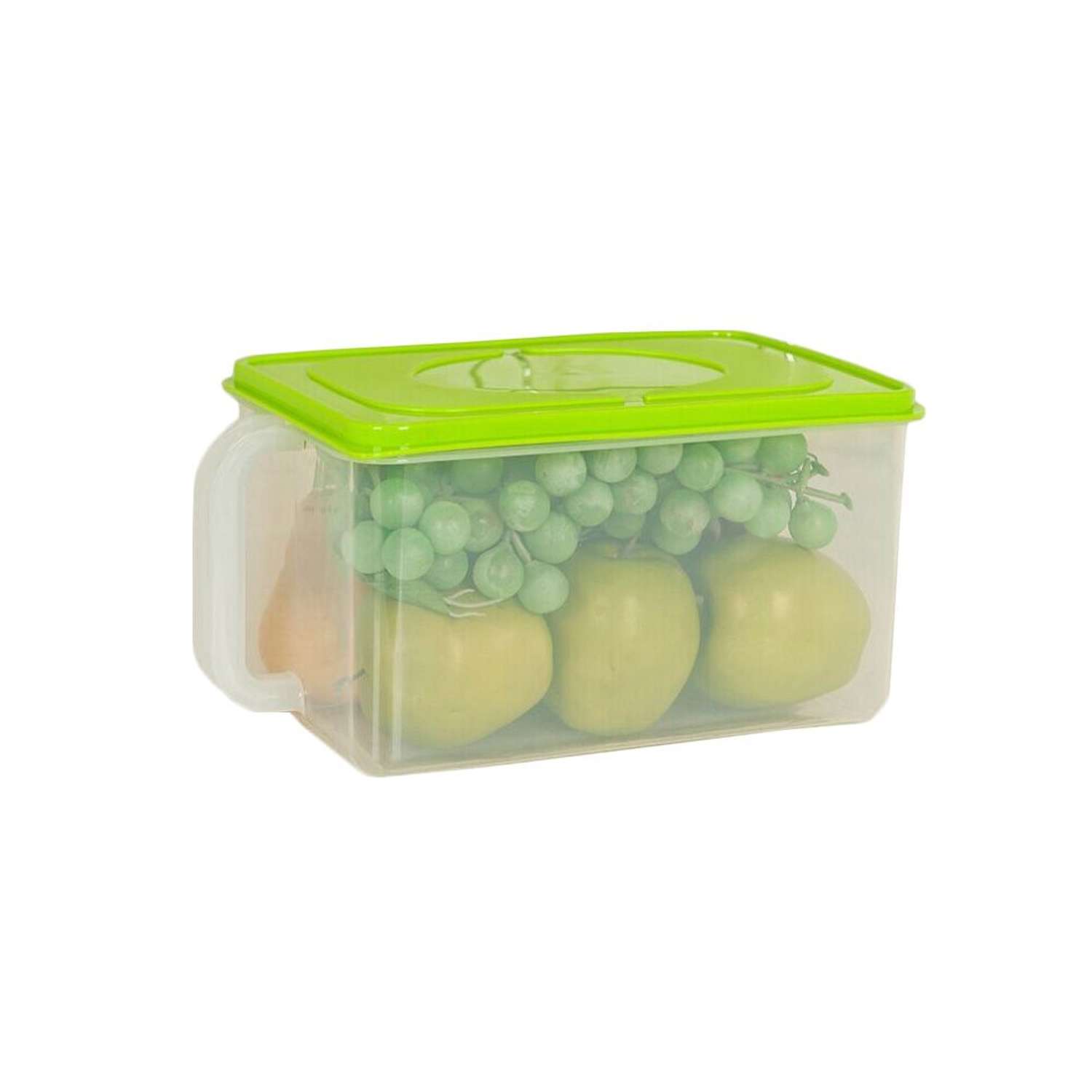 Контейнер Homsu для холодильника с ручкой зеленый - фото 2