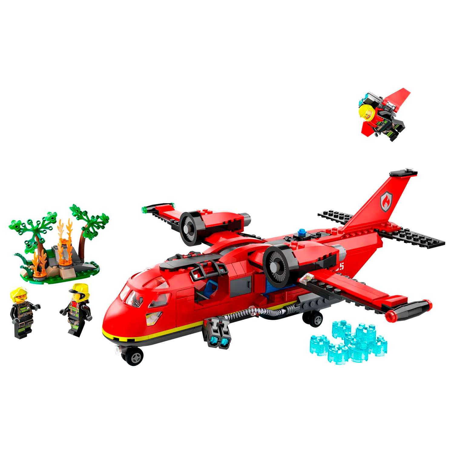 Конструктор детский LEGO City Пожарно-спасательный самолет 60413 - фото 2