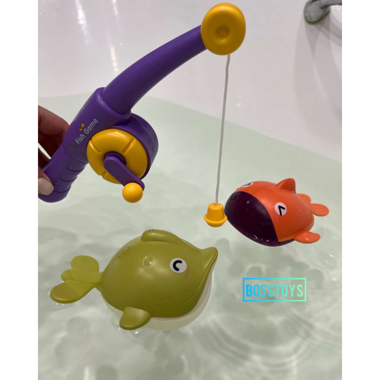 Игровой набор для купания BOSSTOYS Магнитная рыбалка для ванны - фото 5