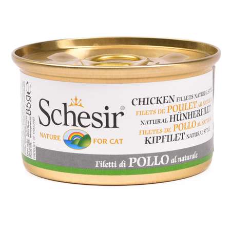Корм влажный для кошек Schesir 85г куриное филе 132.С169