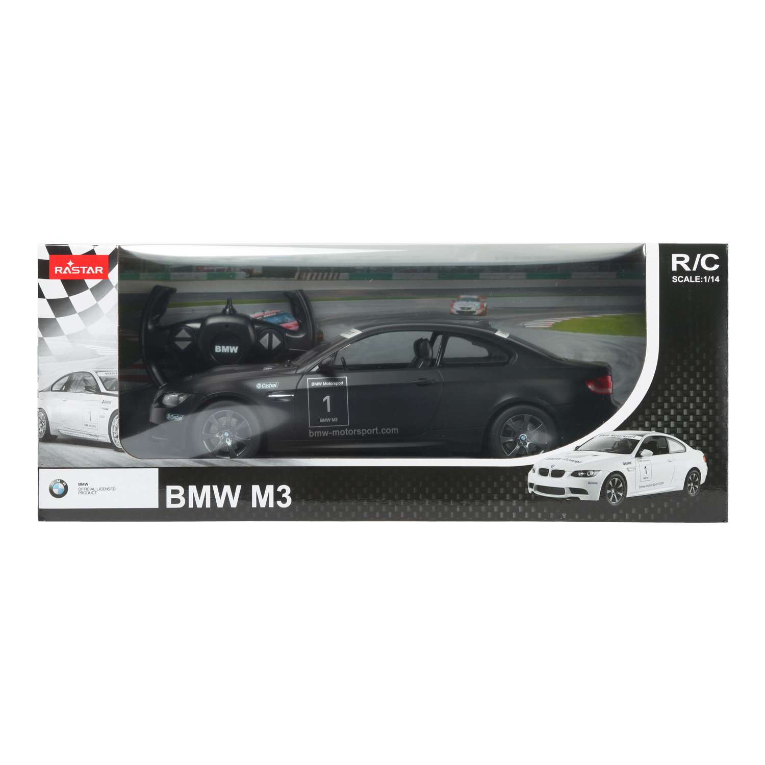 Машина Rastar РУ 1:14 BMW M3 Черная 48000 - фото 2