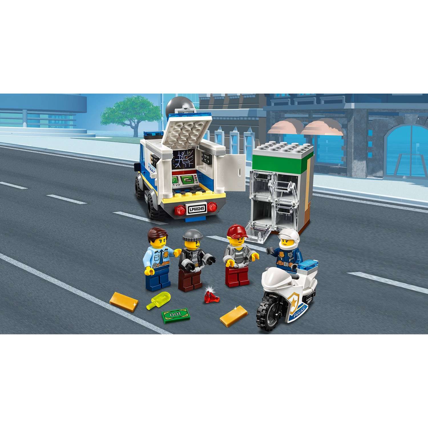 Конструктор LEGO City Police Ограбление полицейского монстр-трака 60245 - фото 12