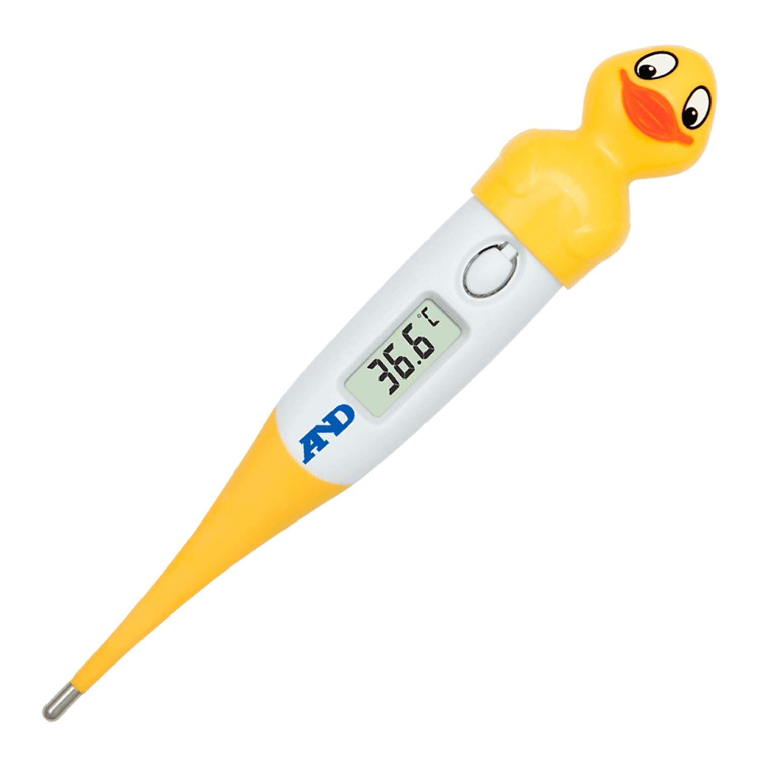 Термометр электронный AND DT-624F утенок жёлтый с гибким наконечником - фото 1