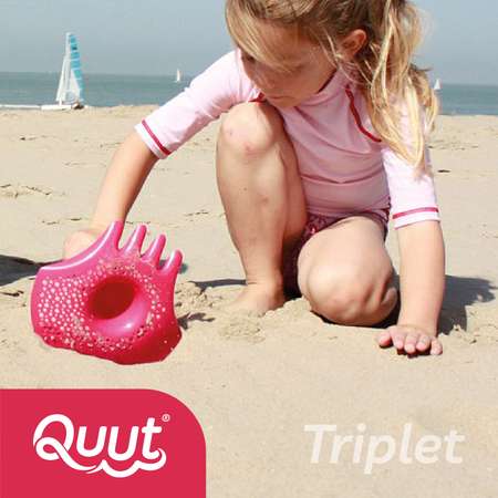 Игрушка для песка и снега QUUT многофункциональная Triplet Розовая Калипсо