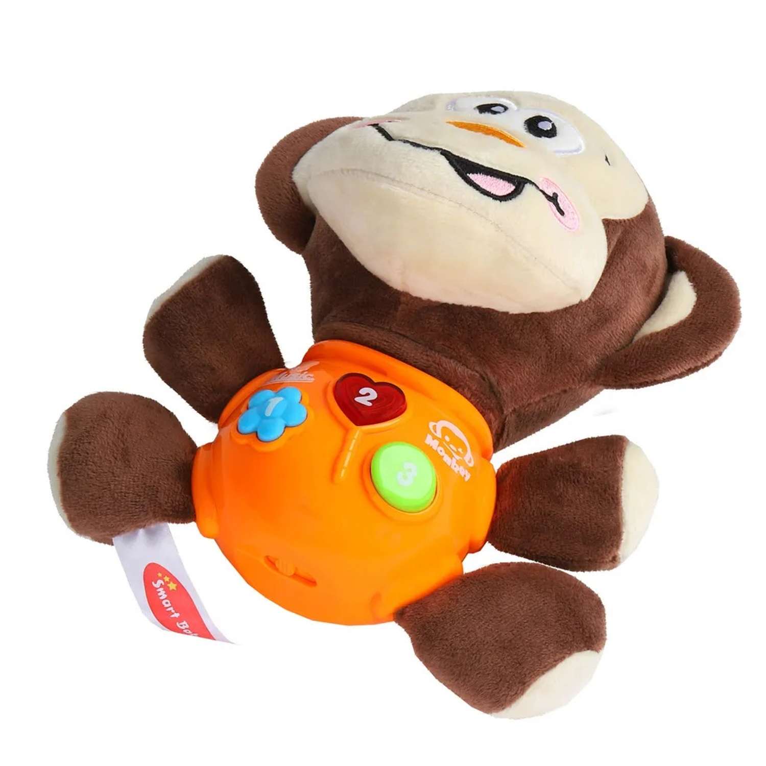 Развивающая игрушка Smart Baby мягкая музыкальная сказки потехи обезьяна JB0334073 - фото 7