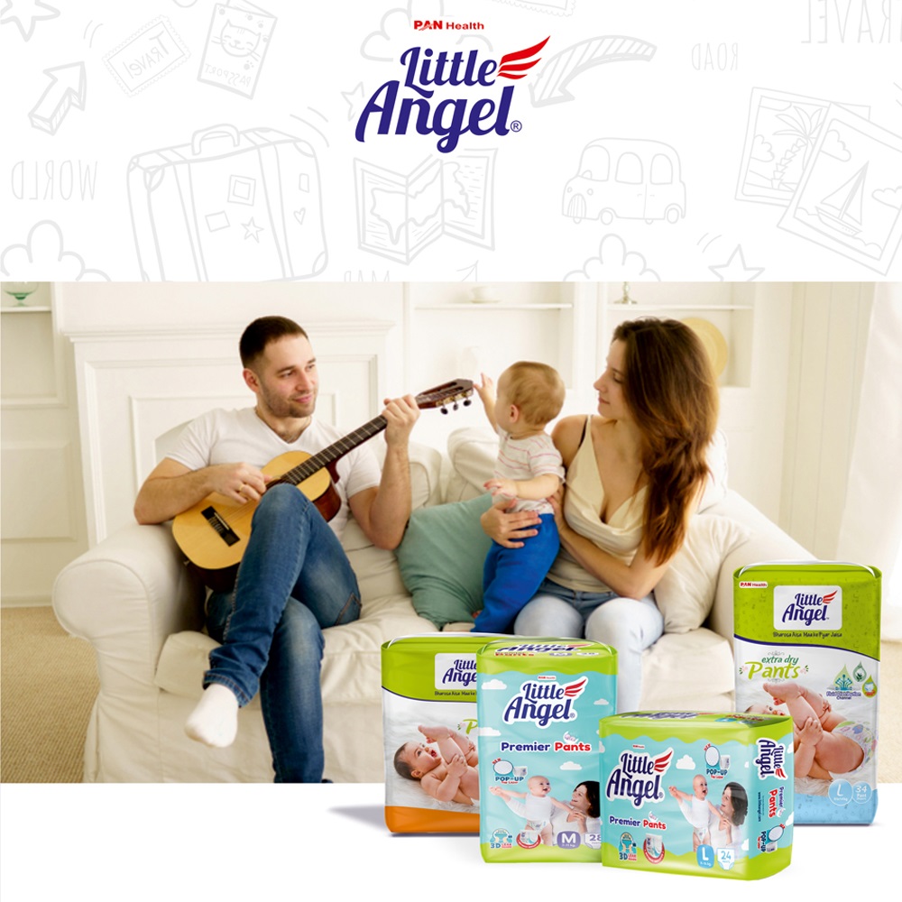 Подгузники-трусики Little Angel. Premier M (5-7 кг) 28штук - фото 6