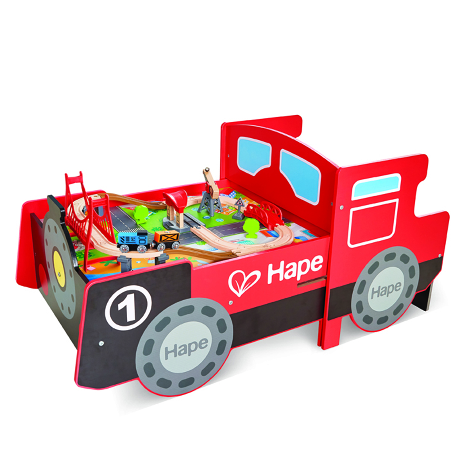 Игровой локомотив Hape для малышей 17 аксессуаров в наборе E3769_HP E3769_HP - фото 2