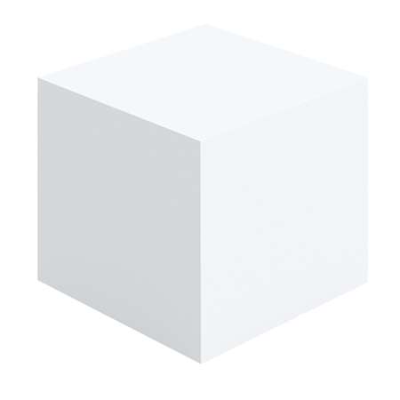 Блок для записи BERLINGO Premium 9х9х9см белый