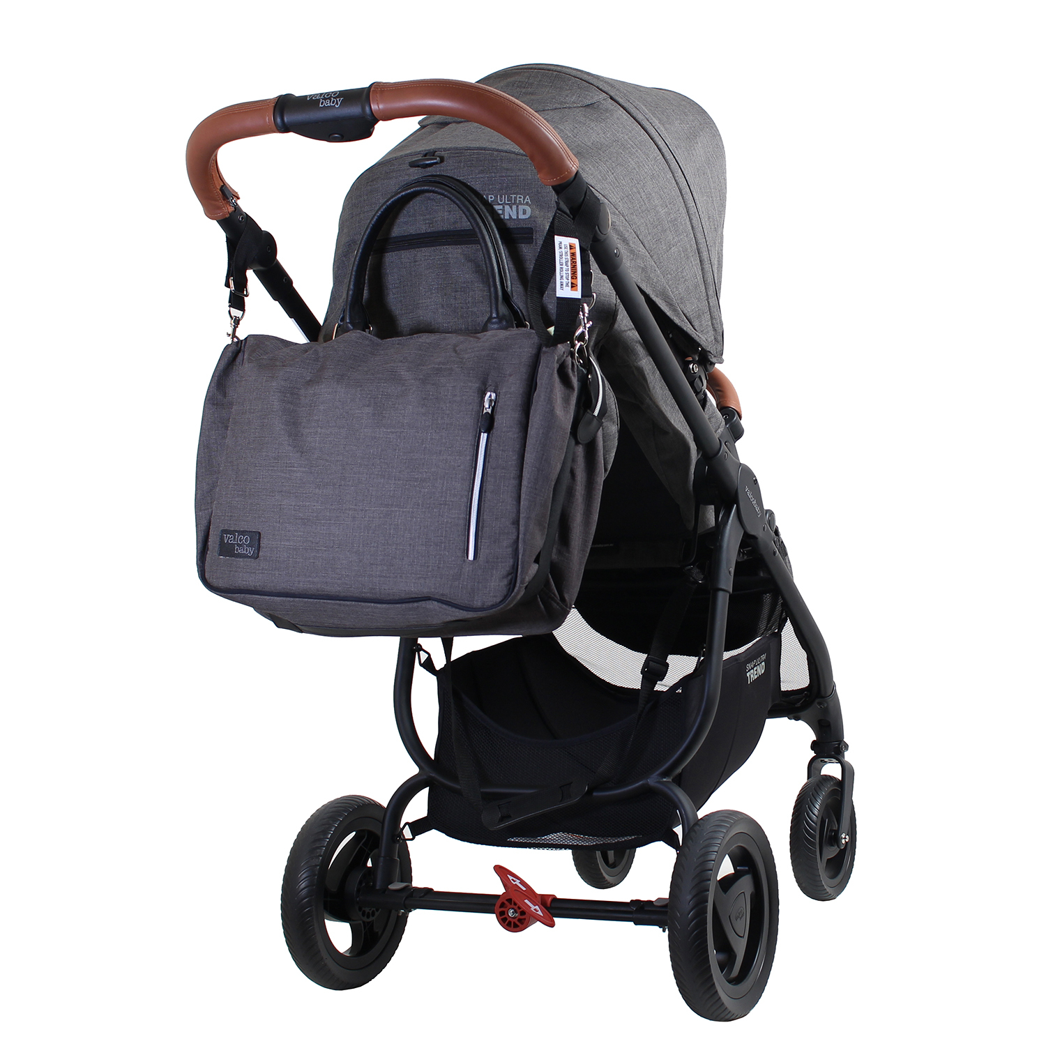 Сумка Valco baby Mothers Bag Charcoal 9928 - фото 5