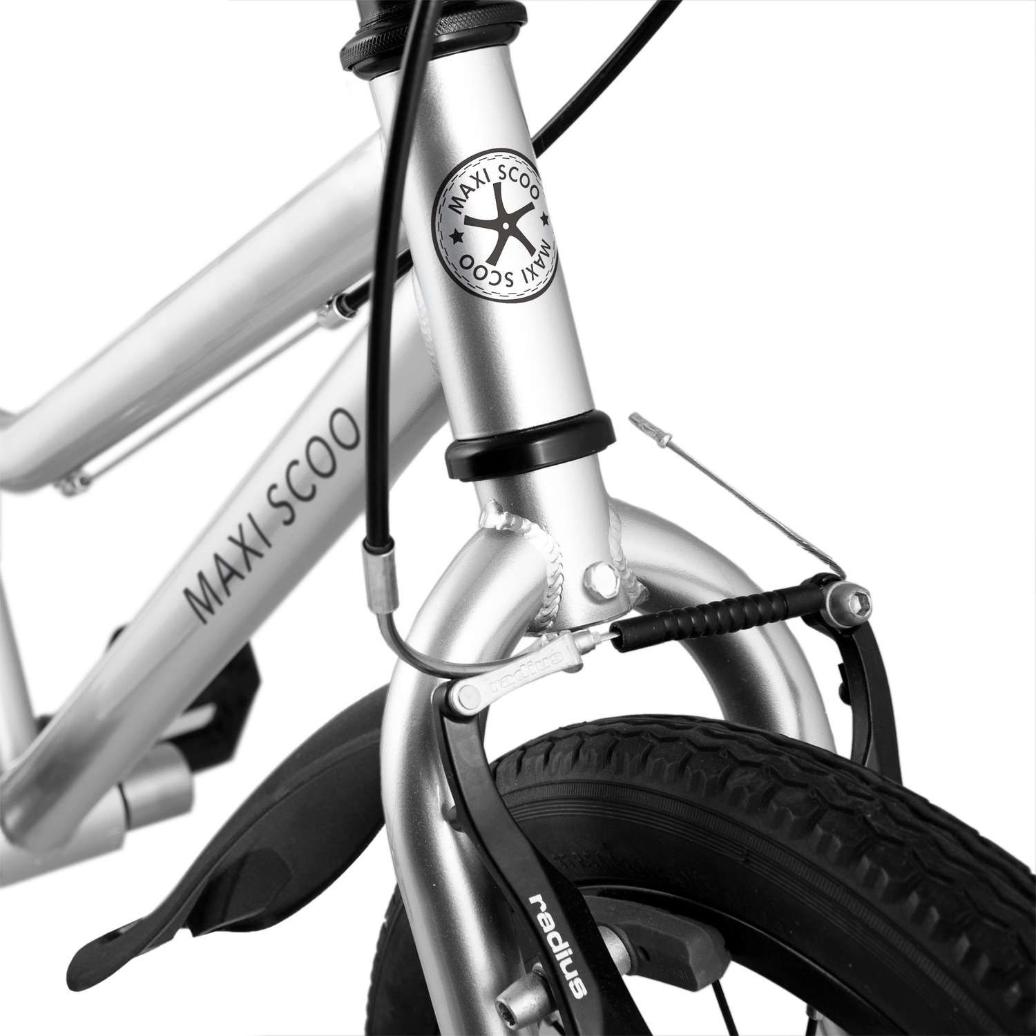 Детский двухколесный велосипед Maxiscoo Stellar 16 серебро - фото 6