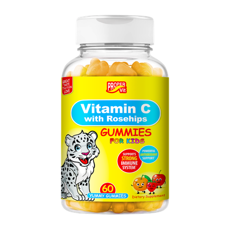 Витамины для детей Proper Vit Витамин С + шиповник 60 шт