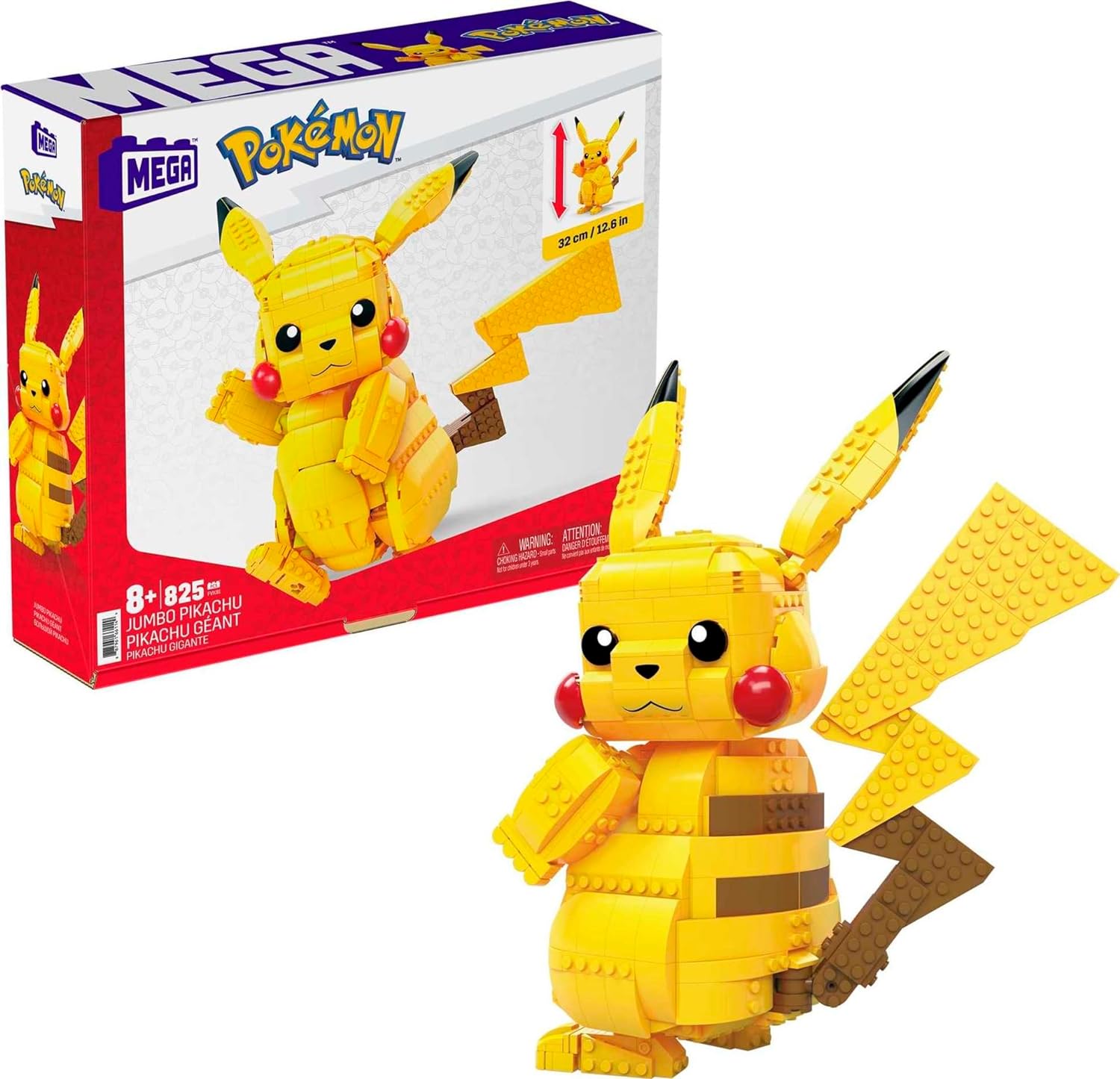 Mega Construx Pokemon Джамбо Пикачу Многоцветный 8 Years