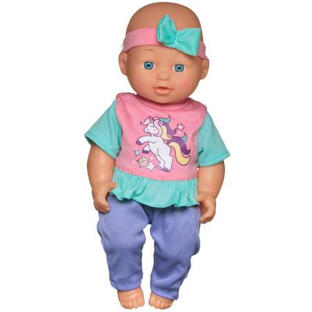 Игровой набор Junfa Пупс My Sweet Love playset 35 см c сумочкой Единорог и игровыми предметами