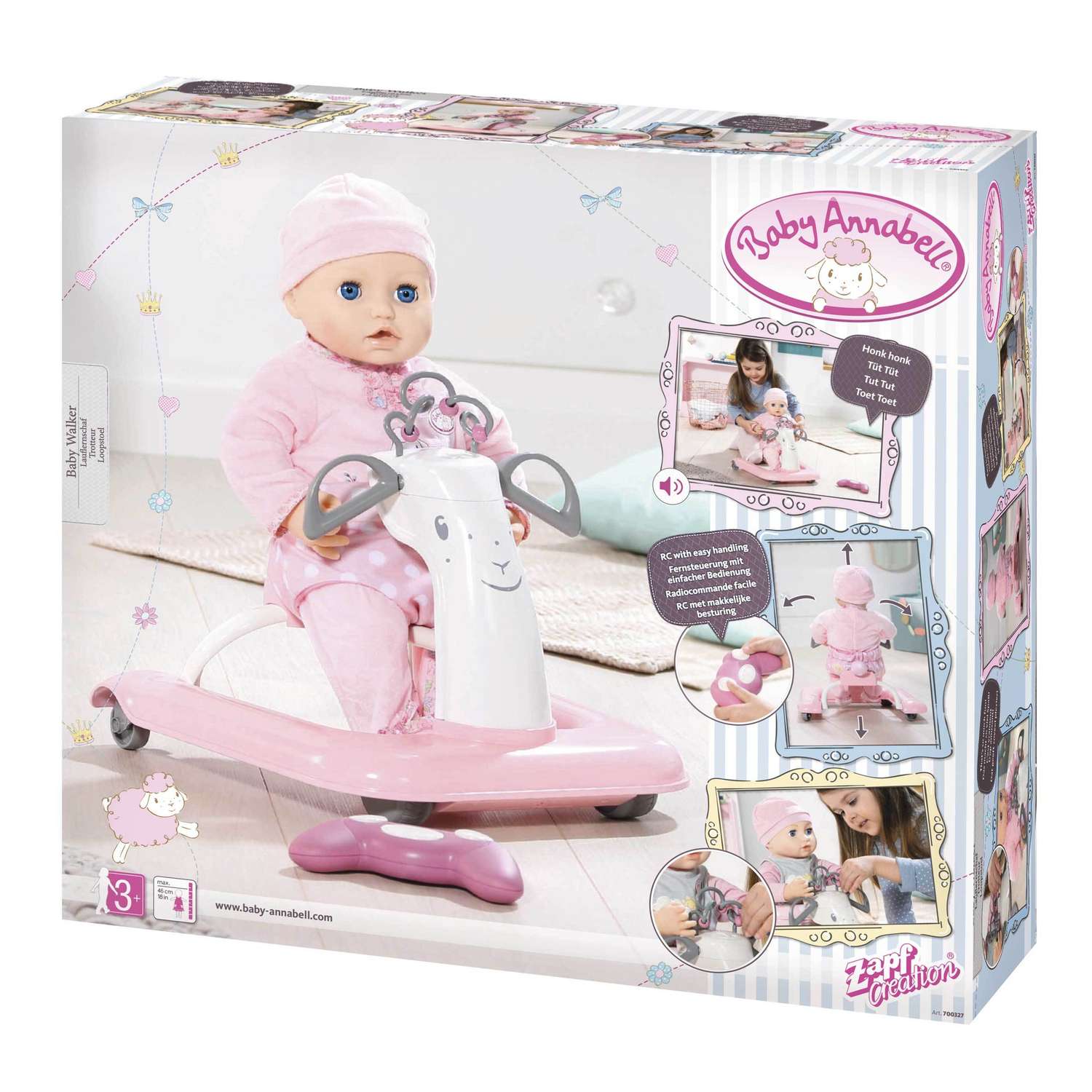Ходунки для куклы Zapf Creation Baby Annabell ПУ 700-327 700-327 - фото 5