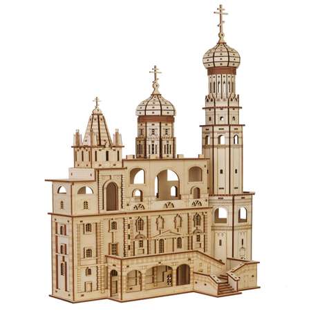 Сборная модель деревянная TADIWOOD Колокольня Ивана Великого Московского Кремля 52 см. 350 деталей