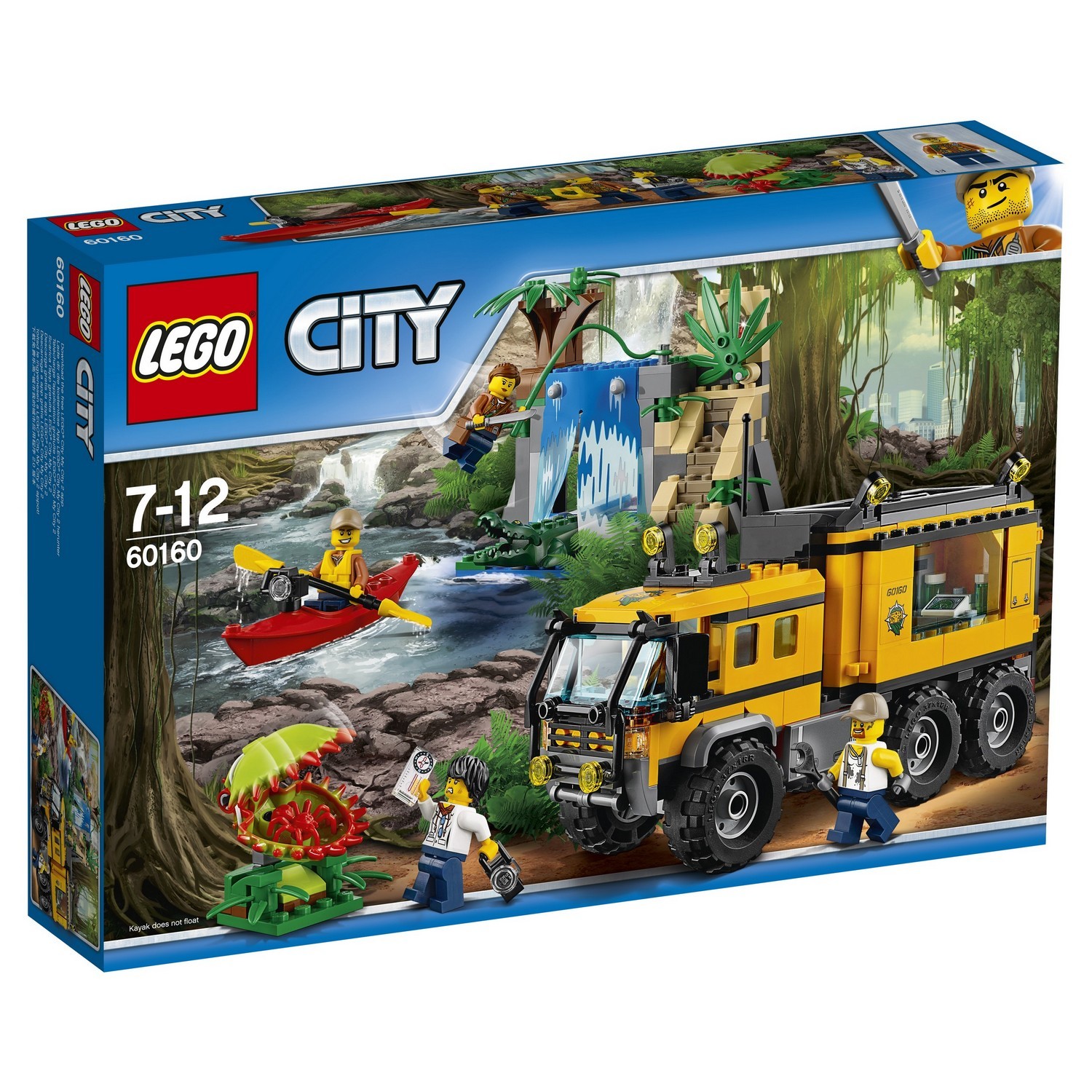 Конструктор LEGO City Jungle Explorers Передвижная лаборатория в джунглях  (60160) купить по цене 3499 ₽ в интернет-магазине Детский мир