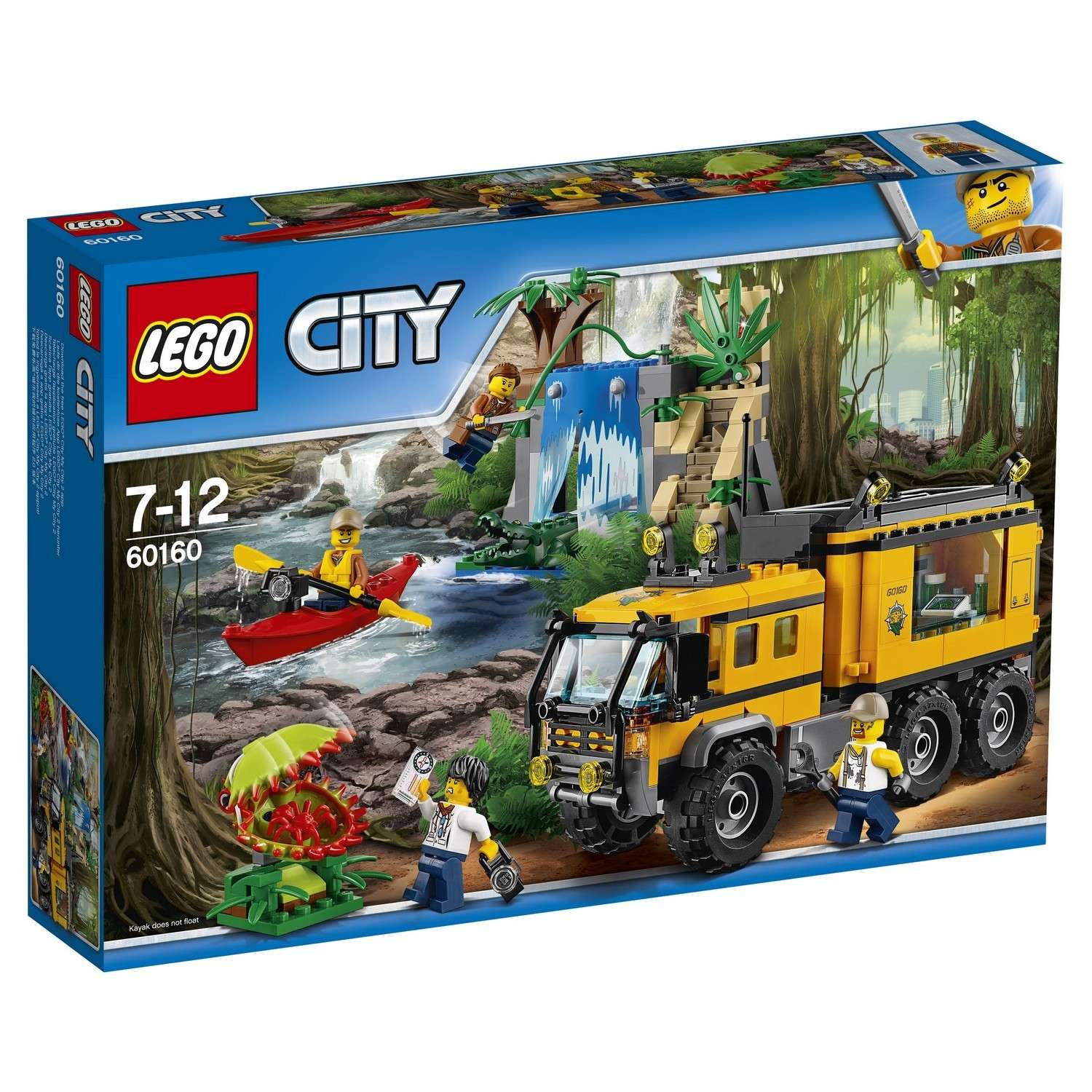 Конструктор LEGO City Jungle Explorers Передвижная лаборатория в джунглях (60160) - фото 2