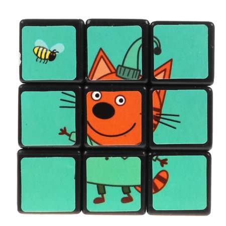 Логическая игра Играем Вместе три кота кубик 3х3 с картинками 312911