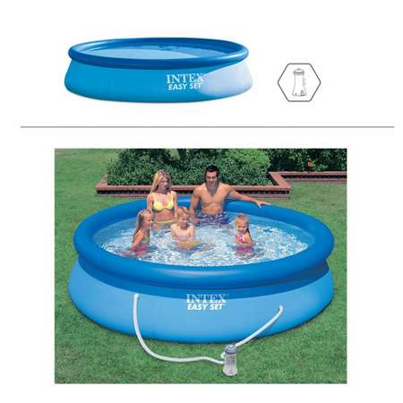 Бассейн Intex Easy Set Pool с фильтр-насосом 396х84 см