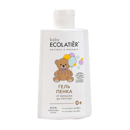 Детская гель-пенка Ecolatier baby От макушки до пяточек 0+ 250 мл