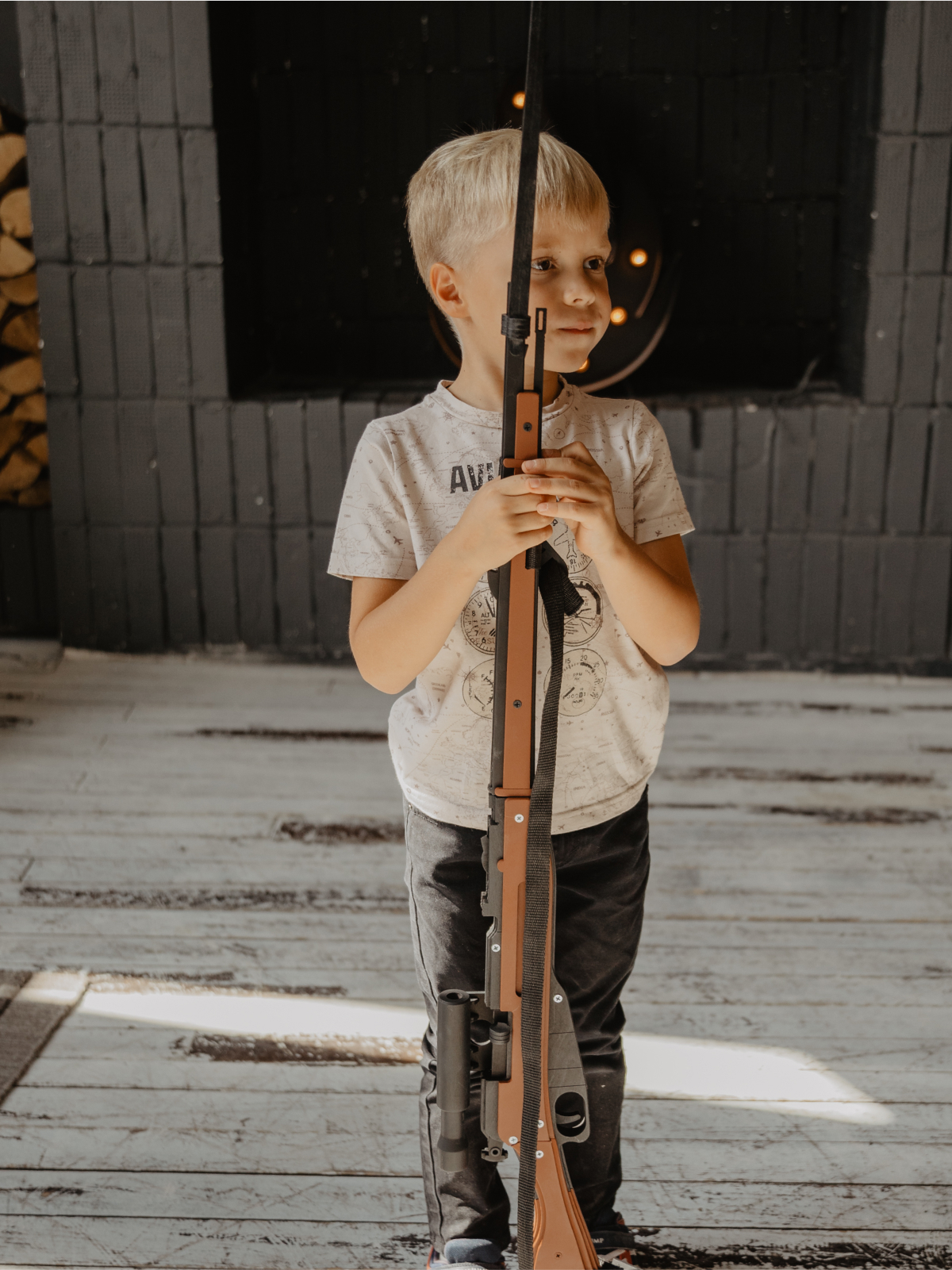 Резинкострел Arma.toys Игрушечная деревянная винтовка Мосина со снайперским прицелом - фото 4