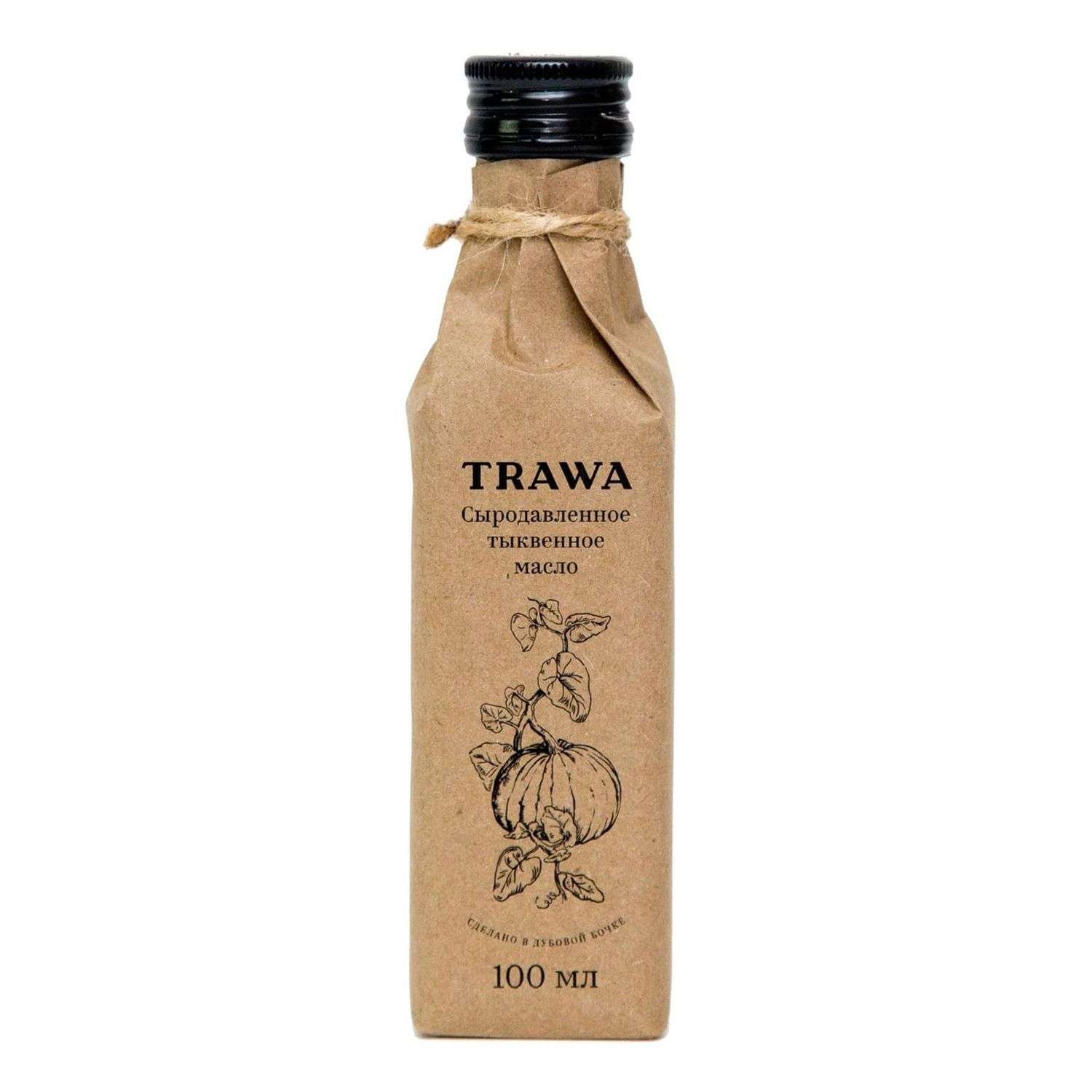 Масло TRAWA сыродавленное тыквенное 100мл - фото 1