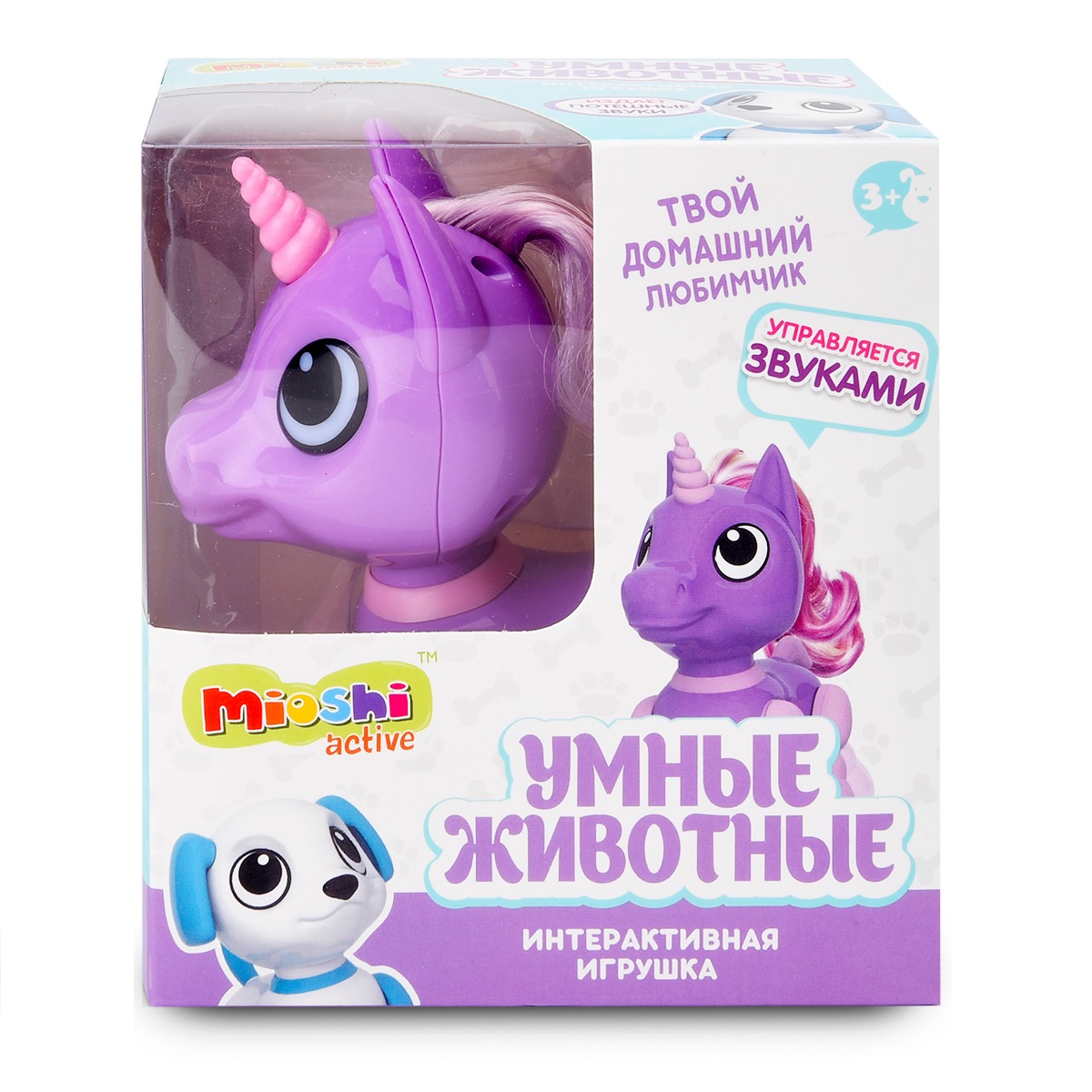 Интерактивная игрушка Mioshi Умные животные: Единорожка 13 см - фото 5