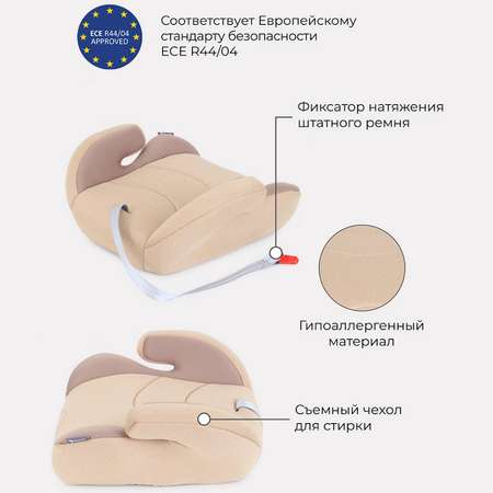 Автокресло детское Rant LB781 Point5 Active Line Beige группа 2-3 15-36 кг