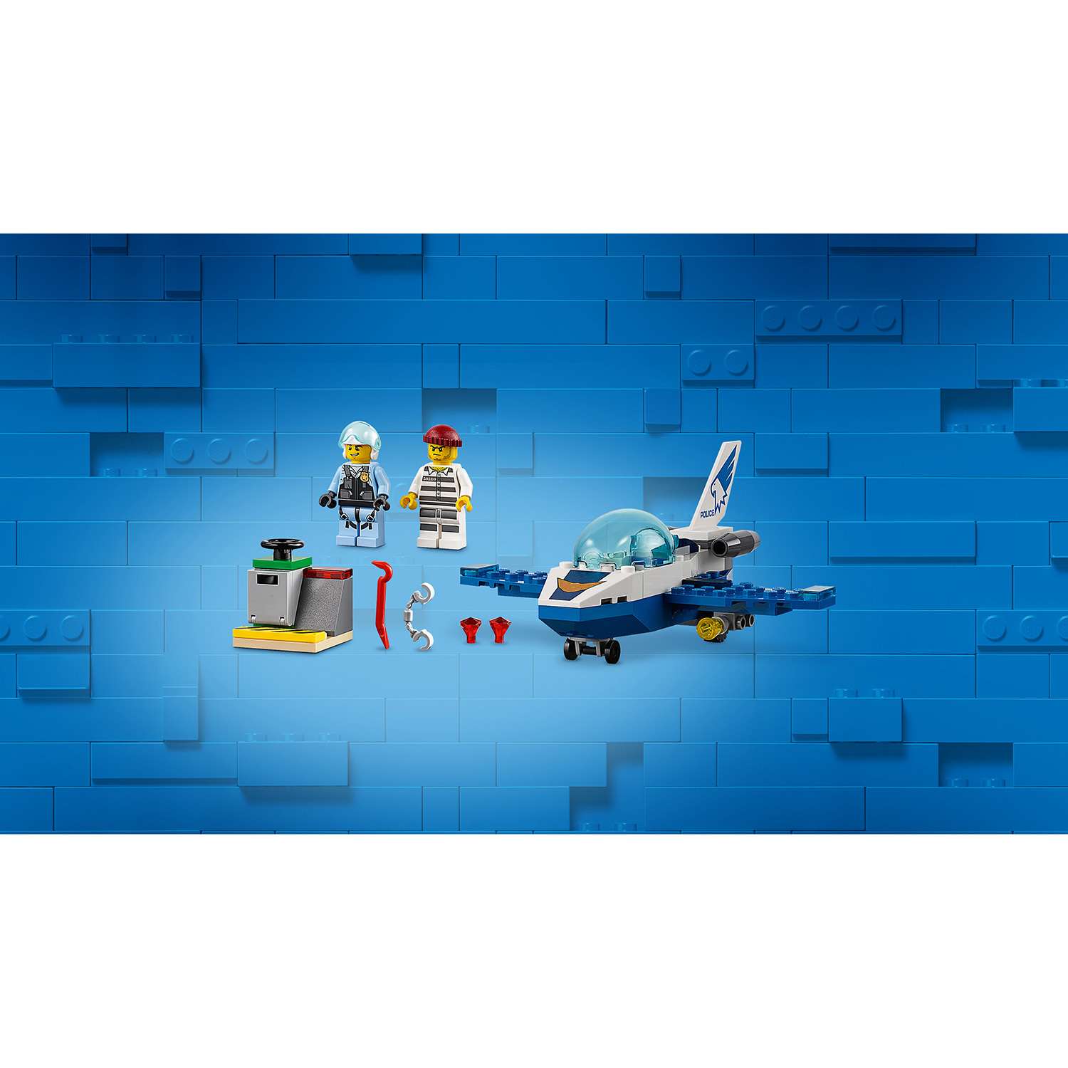 Конструктор LEGO City Police Воздушная полиция: патрульный самолет 60206 - фото 7