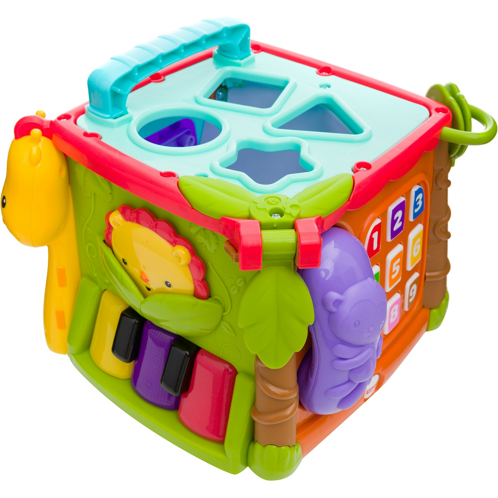 Игрушка Fisher Price Большой музыкальный игровой куб развивающий GHT89 - фото 1