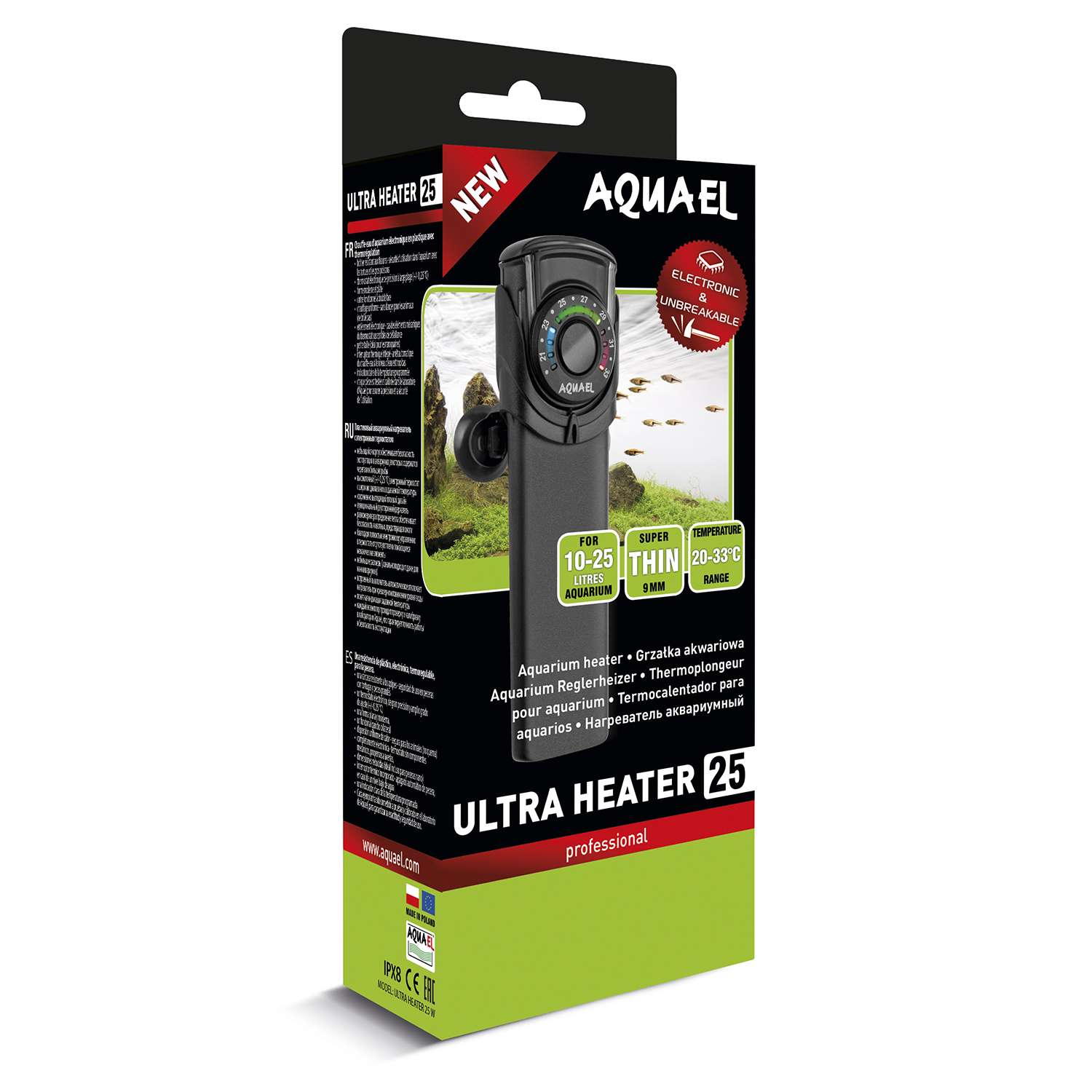 Нагреватель для аквариумов AQUAEL Ultra Heater 25Вт 115511 - фото 2