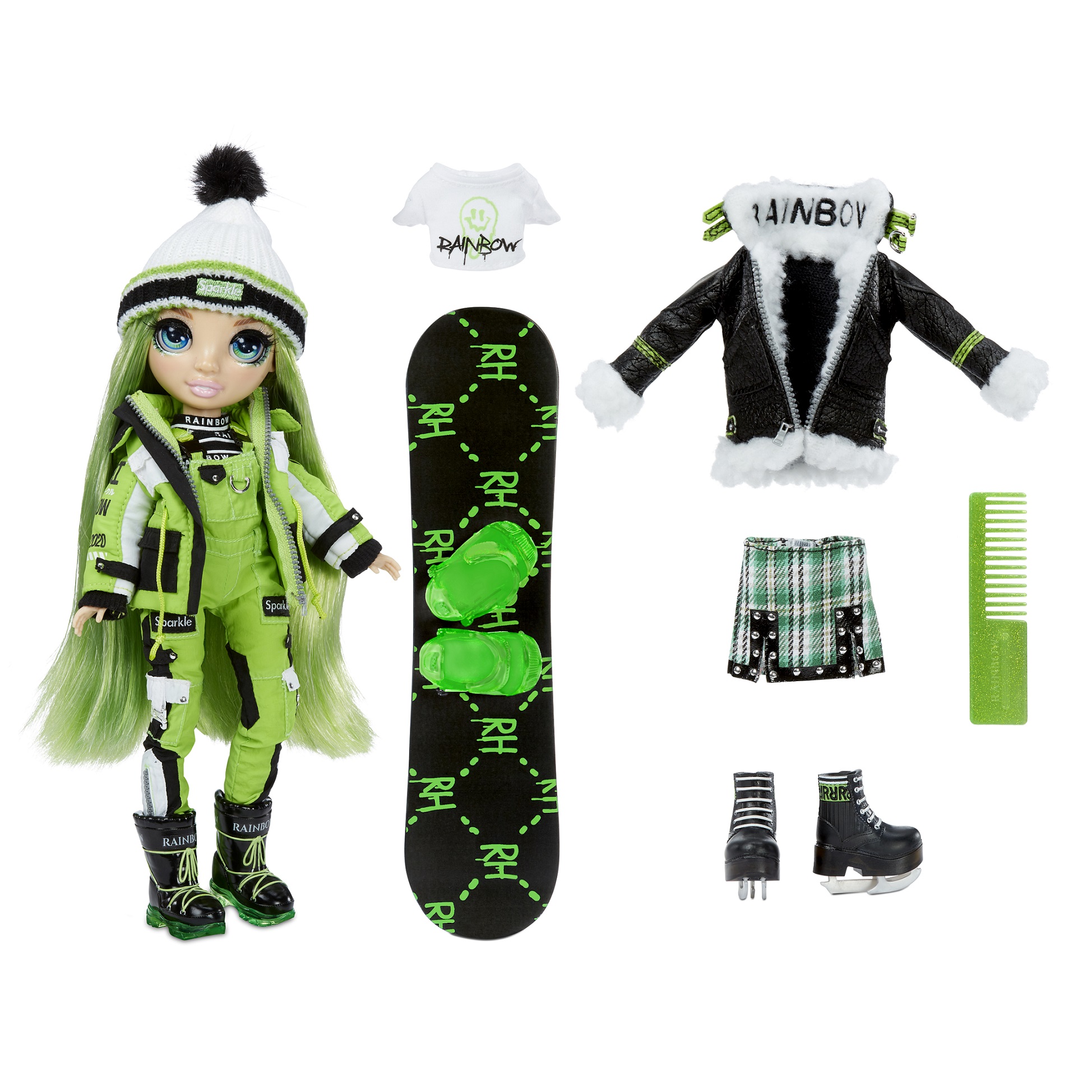 Кукла Rainbow High Winter Break Fashion Doll- Jade Hunter Green купить по  цене 6853 ₽ в интернет-магазине Детский мир