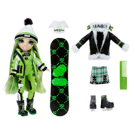 Кукла Rainbow High Winter Break Fashion Doll- Jade Hunter Green