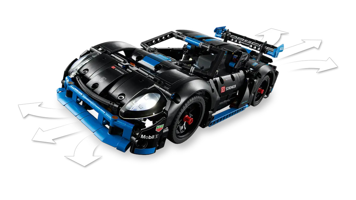 Конструктор LEGO Porsche GT4 гоночный автомобиль на РУ 42176 - фото 6