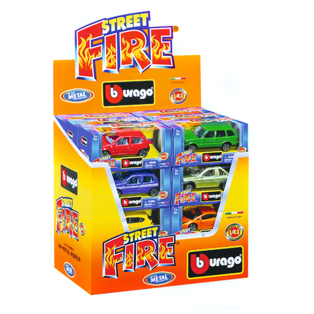 Автомодели BBurago 1:43 Street fire в ассортименте